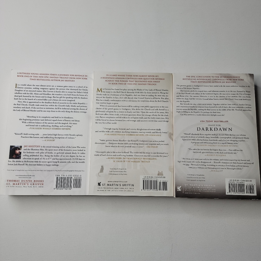 The Nevernight Chronicles Trilogy By Jay Kristoff - Picture 2 of 8